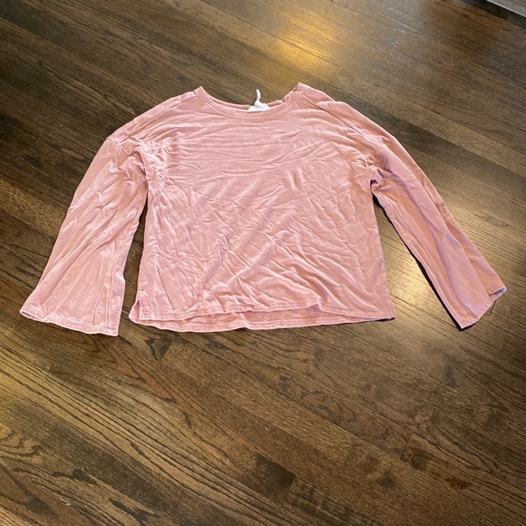 For The Republic Tops - Republic Pink Soft Long Sleeve Shirt Small S EUC